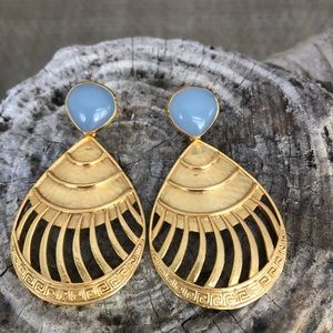 Julie Vos 24 kt gold plated earrings